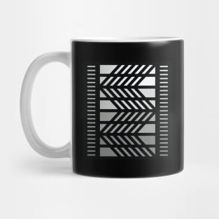 "Dimensional Folds” - V.1 Grey - (Geometric Art) (Dimensions) - Doc Labs Mug